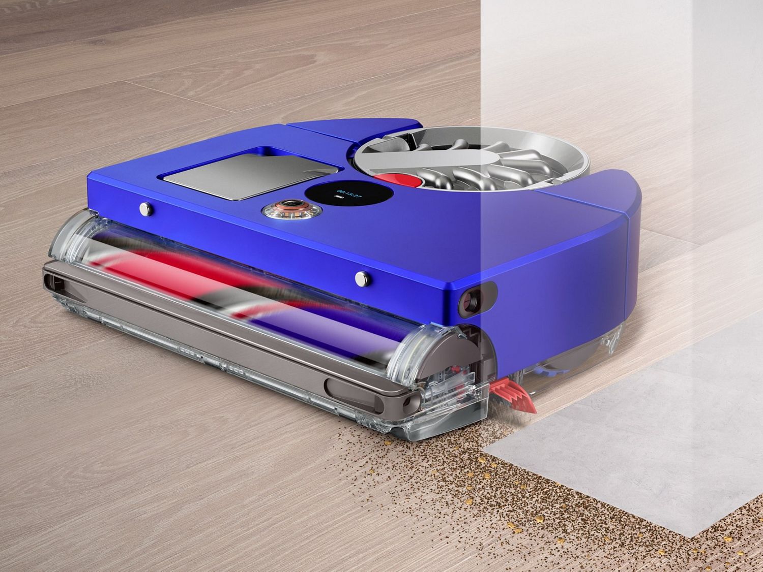 Dyson robot vacuum edge-cleaning